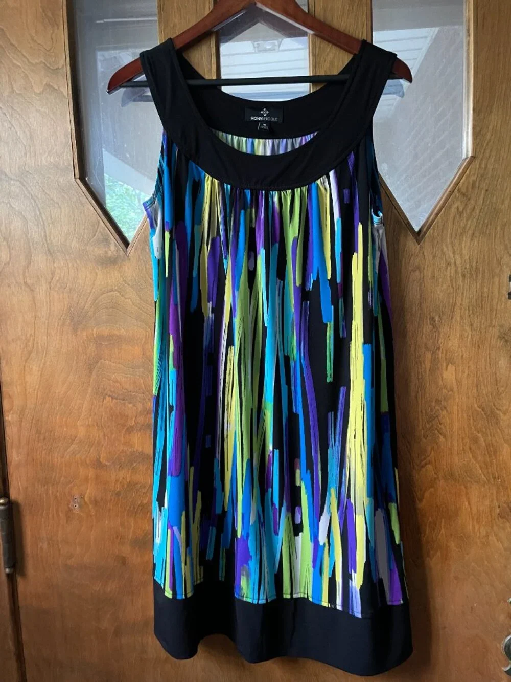 Ronni Nicole Multicolor Midi Dress Women's 14 (oversized fit / L or XL) - Picture 1 of 8